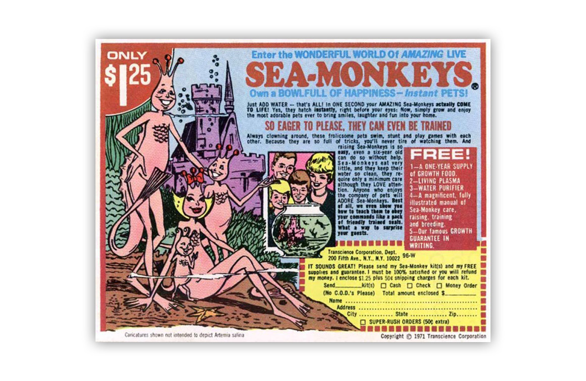 The Sea-Monkey marketing masterpiece