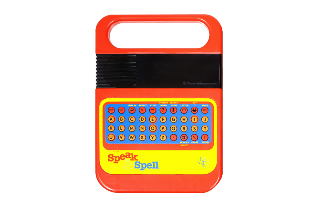 Speak & Spell from Texas Instruments (1978) | Toy Tales