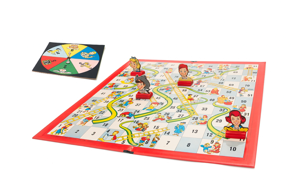 Chutes and Ladders from Milton Bradley (1943) | Toy Tales