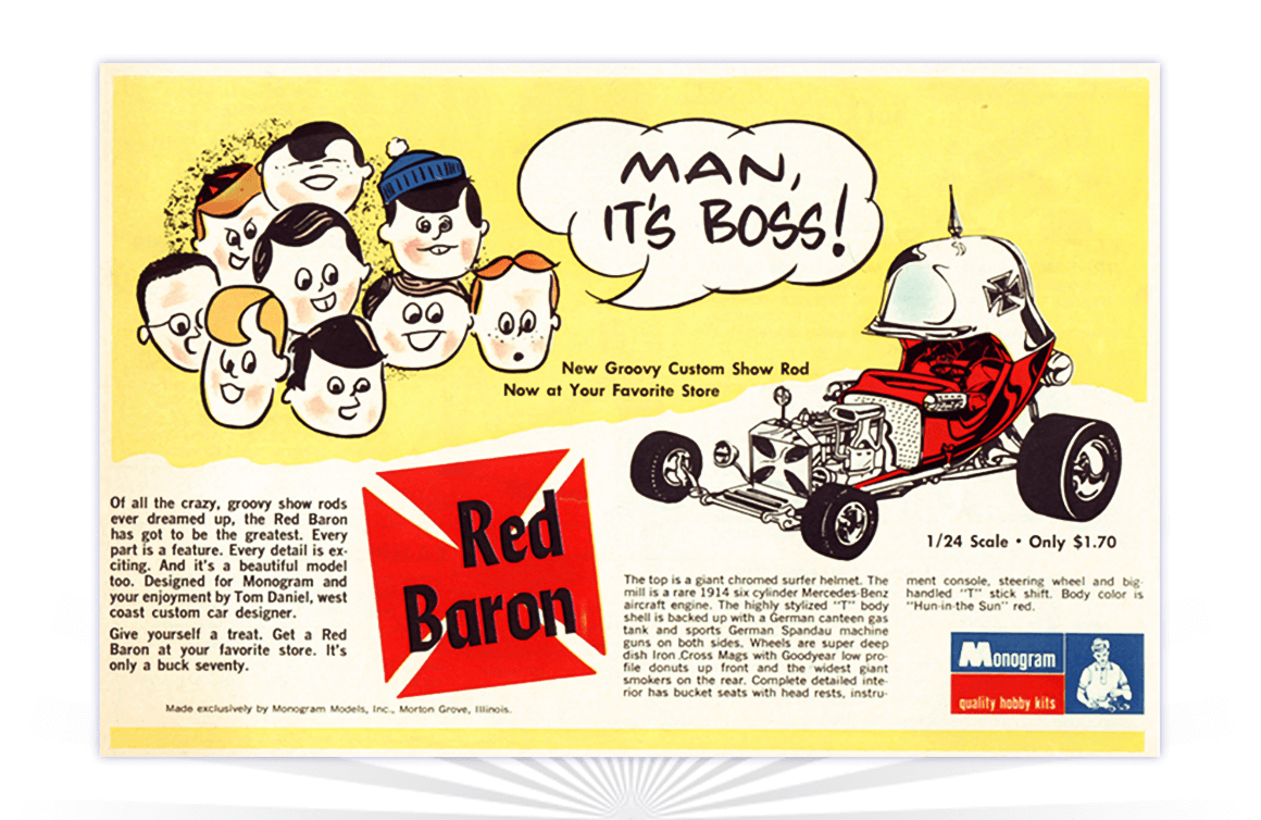 Red Baron Model Kit from Monogram (1968) | Toy Tales
