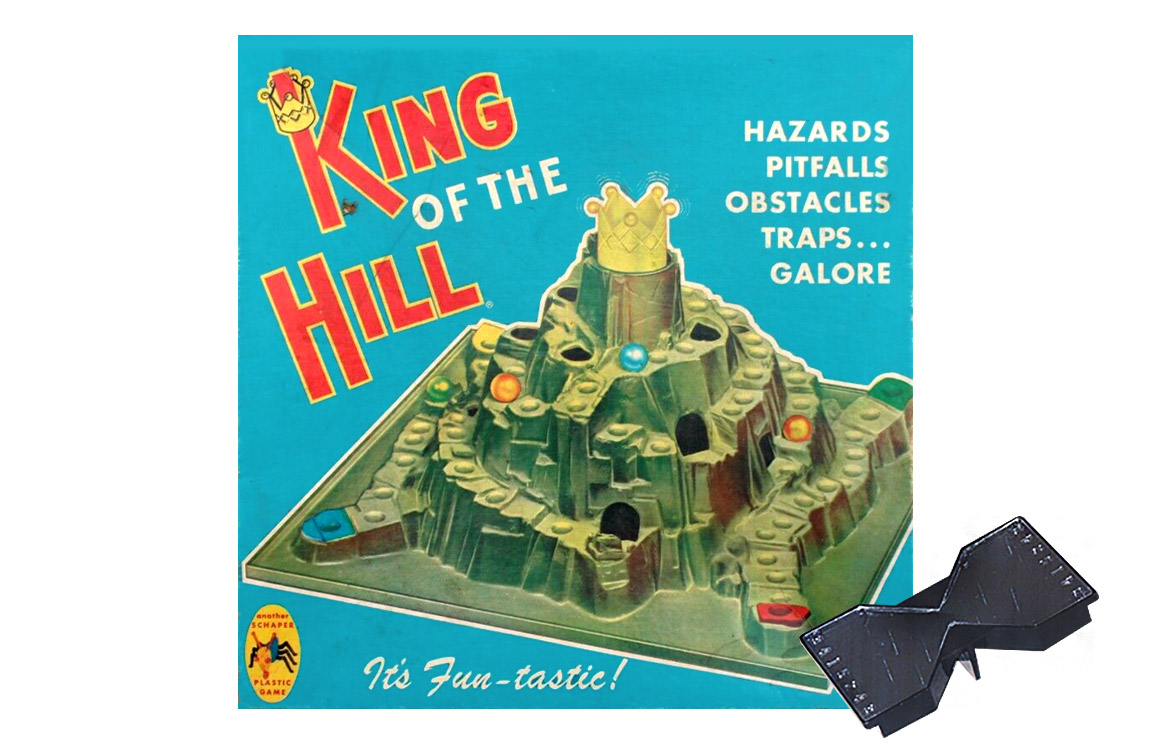 King of the Hill Vintage Game 1965 Schaper Co. King of the 