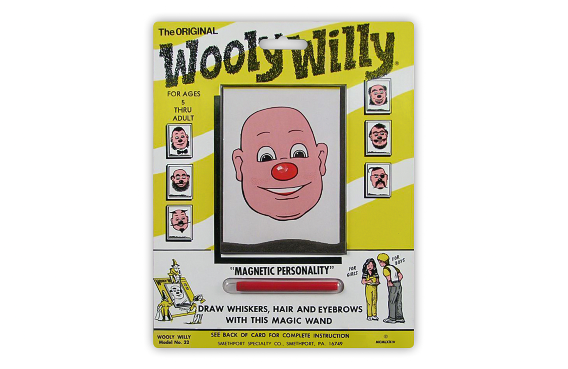 Stocking Filler Wooly Willy Woolie Willie Vintage Metal Fillings Retro Toy 