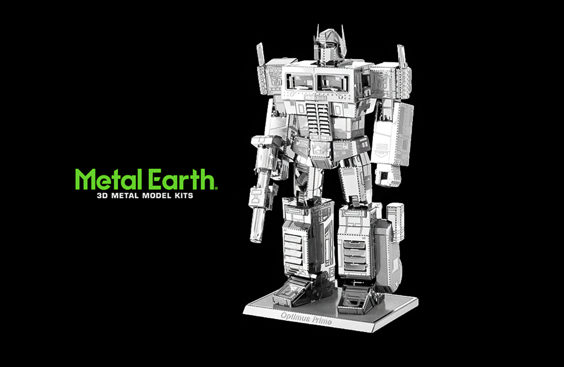 Fascinations ICONX Transformers Optimus Prime 3D Laser Cut Metal Earth Model Kit