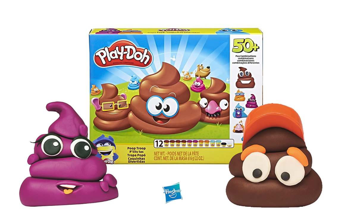 Play-Doh Poop Troop Modelling Playset With 12 Cans 