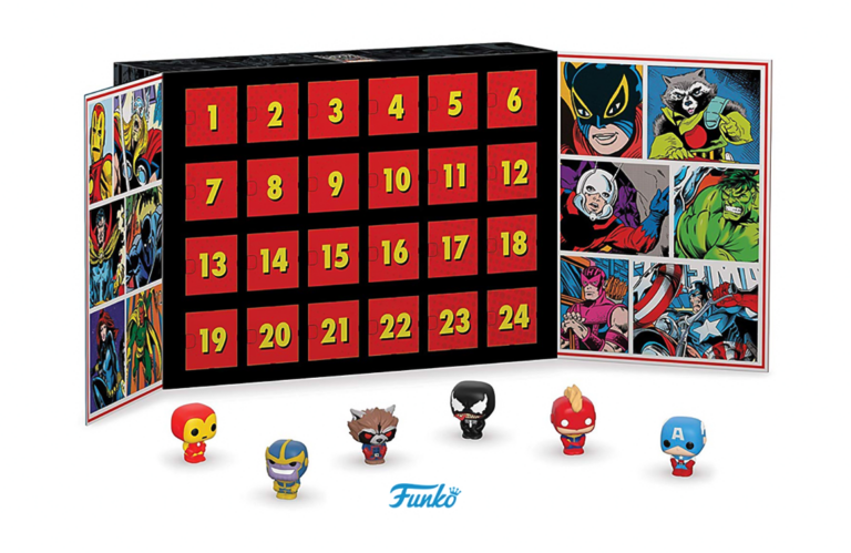 marvel pop advent calendar 2021