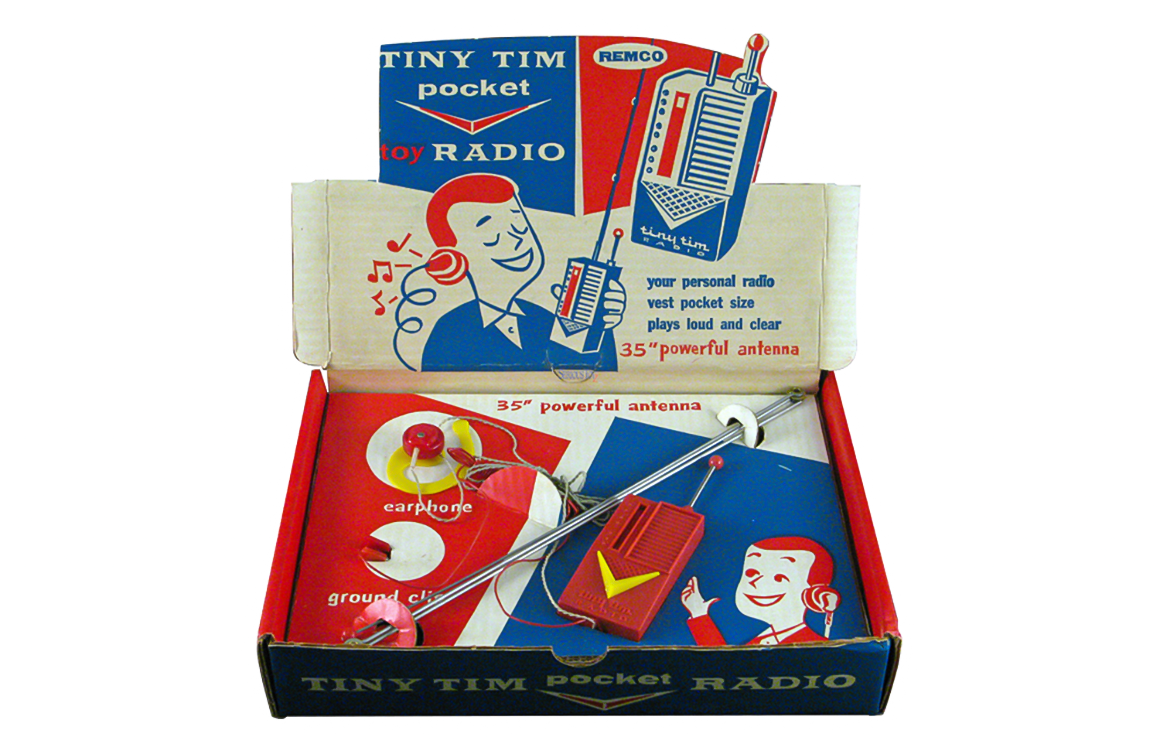 Remco Tiny Tim Crystal Radio