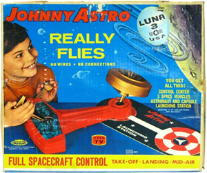 Vintage 1960/'s DeLuxe Topper Toys Johnny Astro Explorer Space Set wBox Works