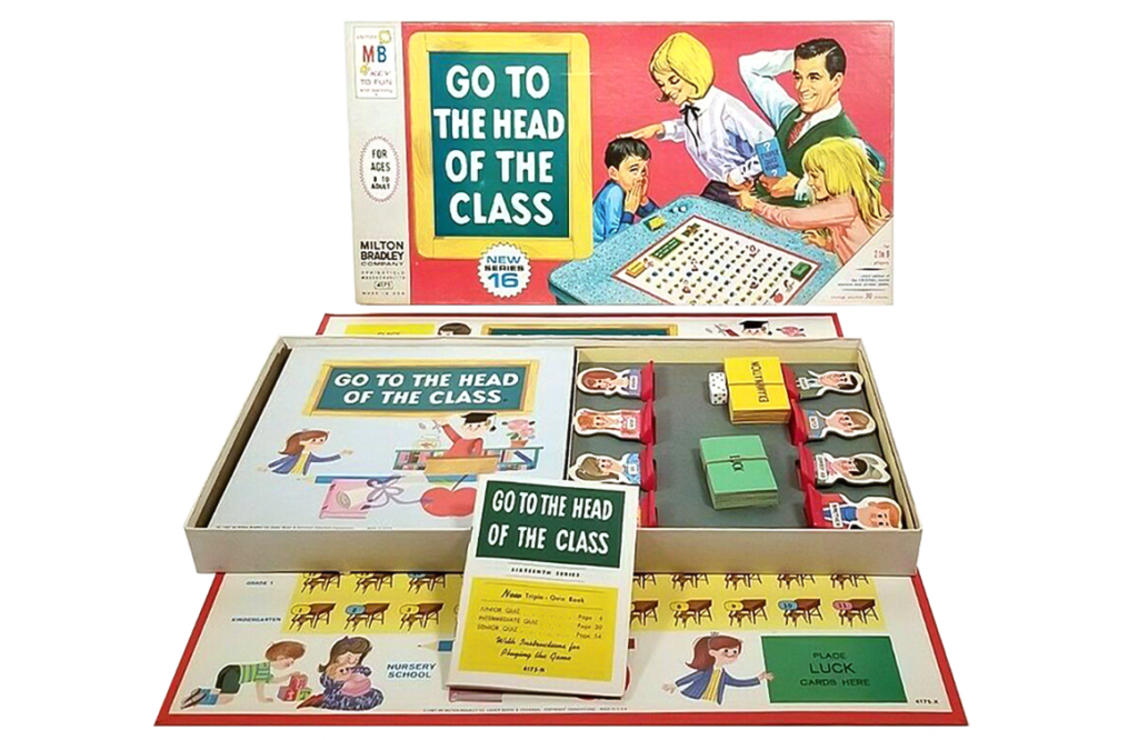 Go to the Head of the Class from Milton Bradley (1967) Toy Tales