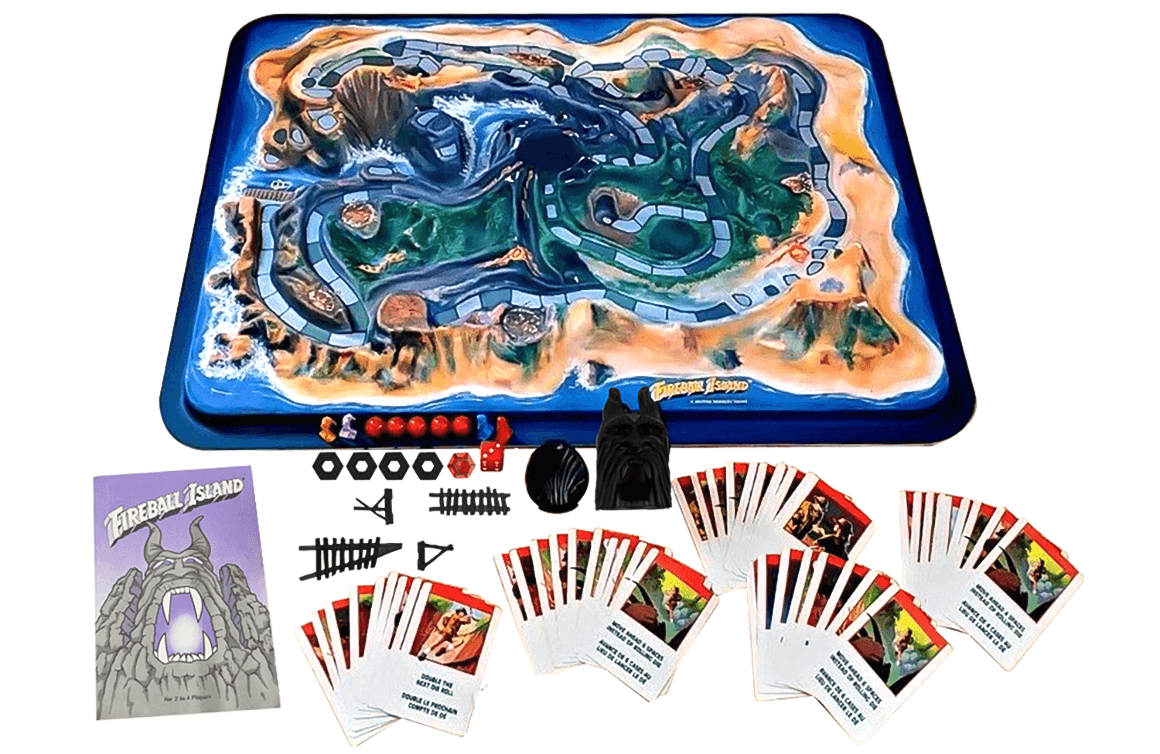 "MOVE ANY OPPONENT BACK 3 SPACES" ONE card Details about   Fireball Island 1986  