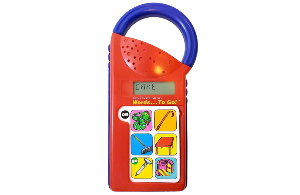 Words To Go From Texas Instruments 1990 Toy Tales