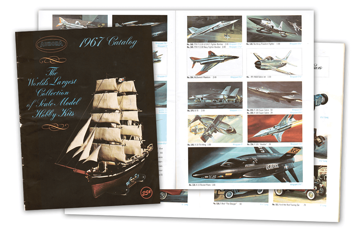 Aurora 1967: The World's Largest Collection of Scale Model Hobby Kits  Catalogue