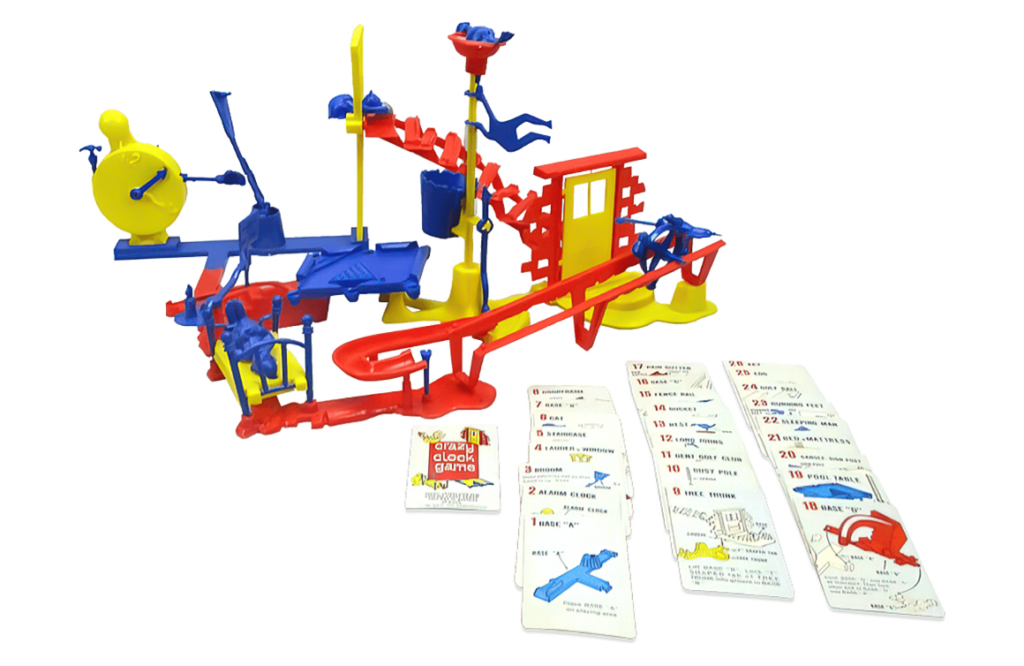 Crazy Clock Game from Ideal (1964) Toy Tales
