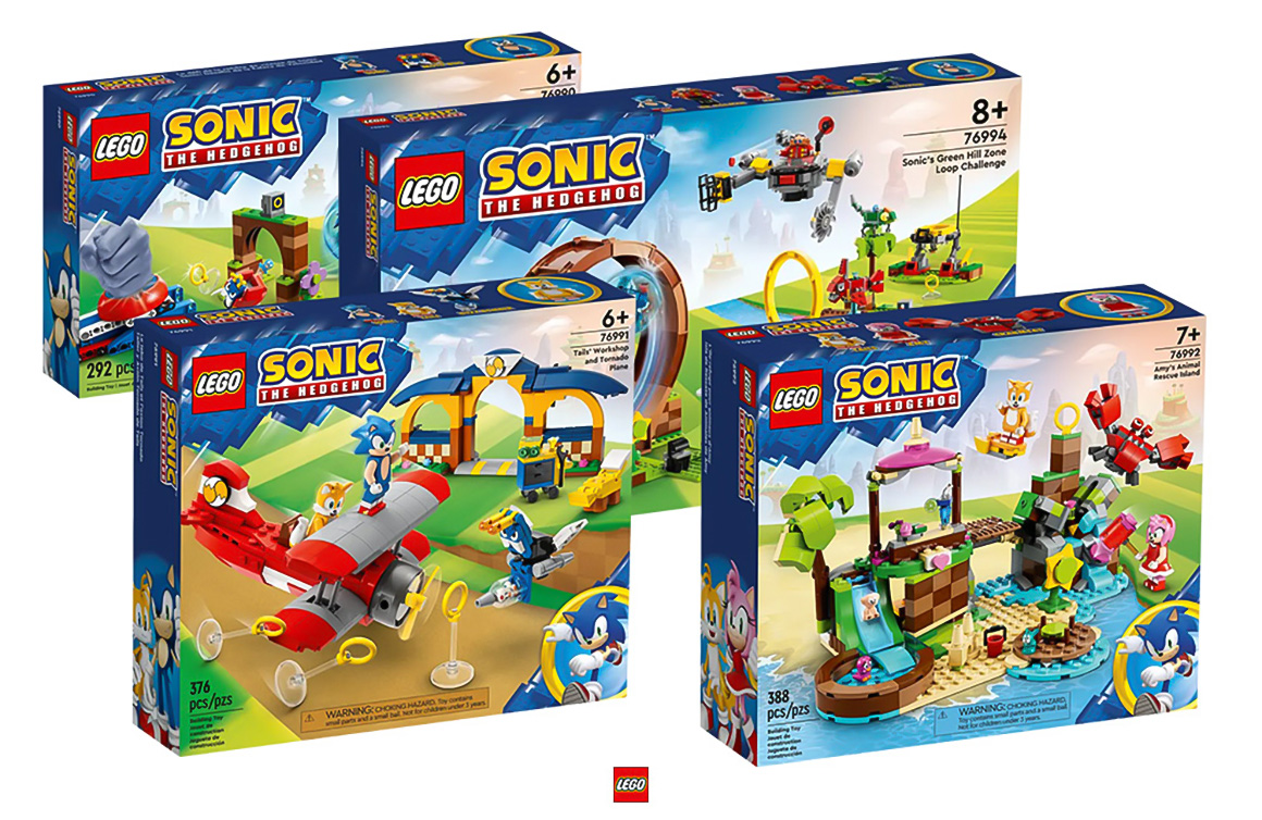 LEGO Sonic the Hedgehog Sonic's Green Hill Zone Loop Challenge Playset 76994