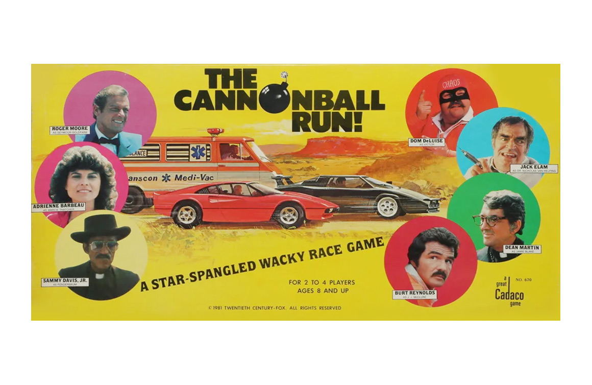 The Cannonball Run! from Cadaco (1981)