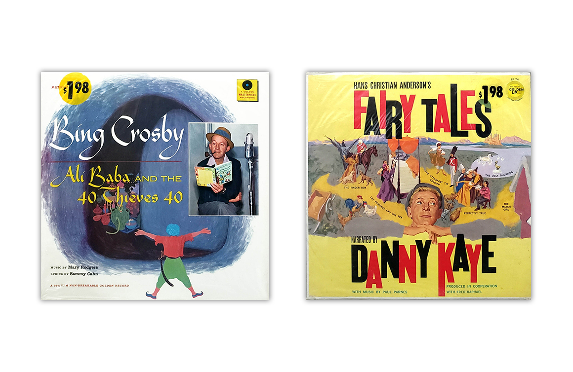 children's vinyl records bing crosby and danny kaye