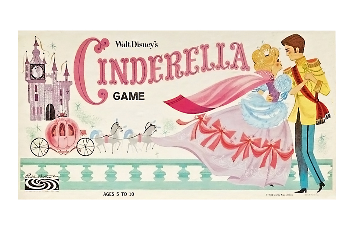 Walt Disney's Cinderella Parker Brothers board game box
