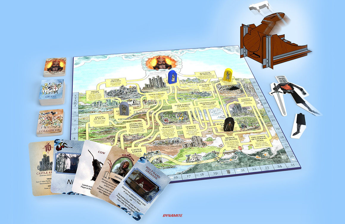 Monty Python Holy Grail board game Dynamite Entertainment game board