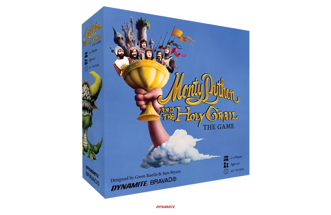 Monty Python Holy Grail board game Dynamite Entertainment game box