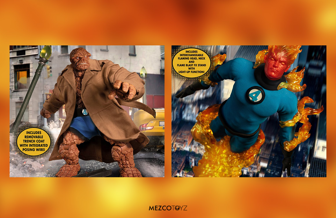 Fantastic Four Figures Mezco Toyz