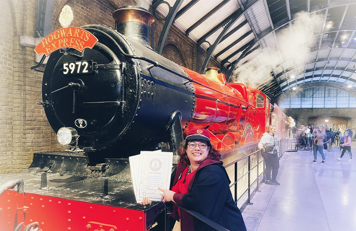 Tracey Nicol-Lewis Harry Potter Guinness World Record