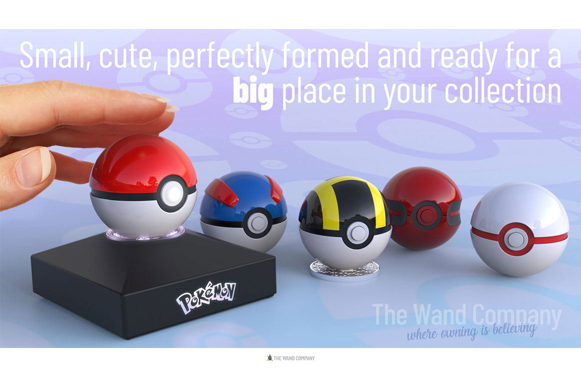 Mini Poké Ball The Wand Company Pokémon pop culture collectibles