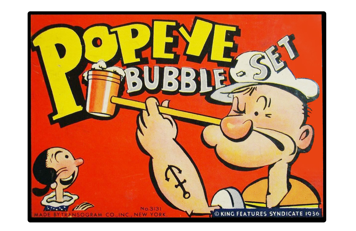 Vintage Popeye Toy Transogram