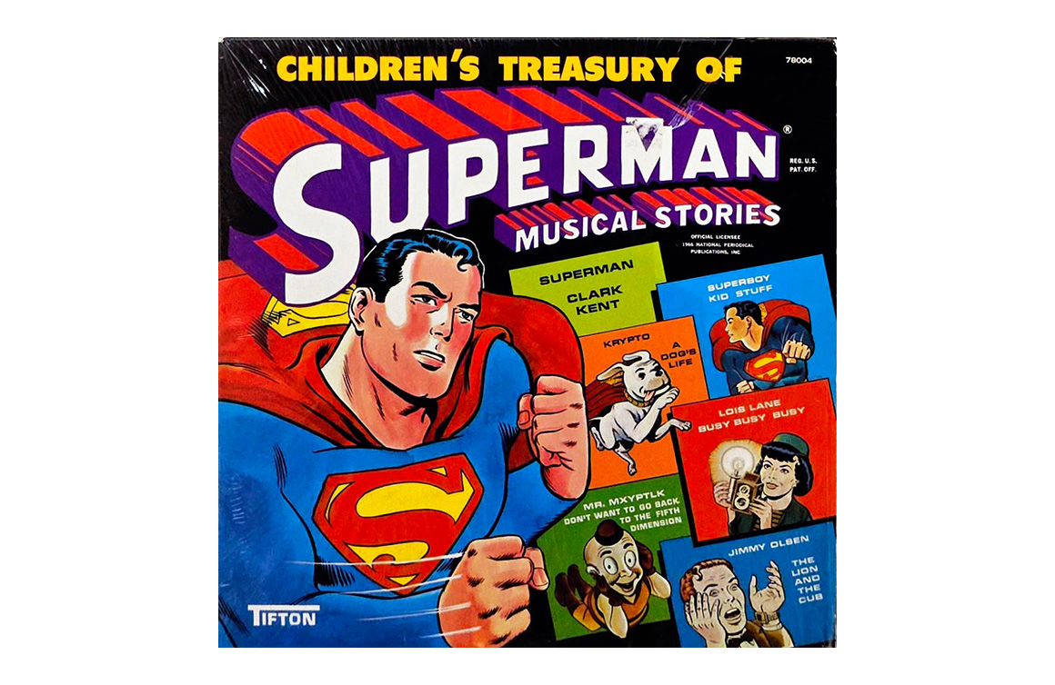 Children's Treasury of Superman Musical Stories Record
