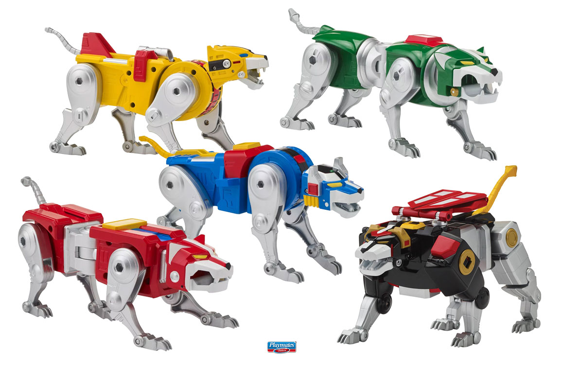 Voltron 40th Anniversary Classic ‘84 Lions, Playmates Toys