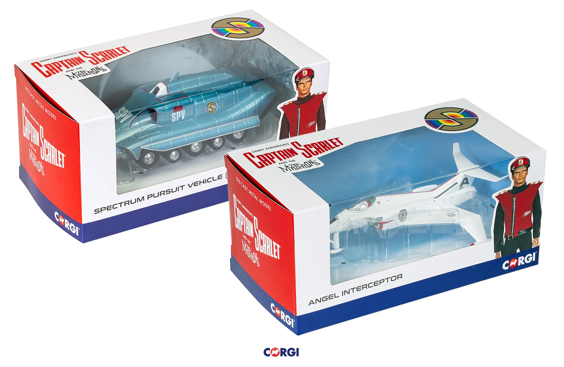 Corgi Captain Scarlet and the Mysterons Angel Interceptor Spectrum Pursuit Vehicle