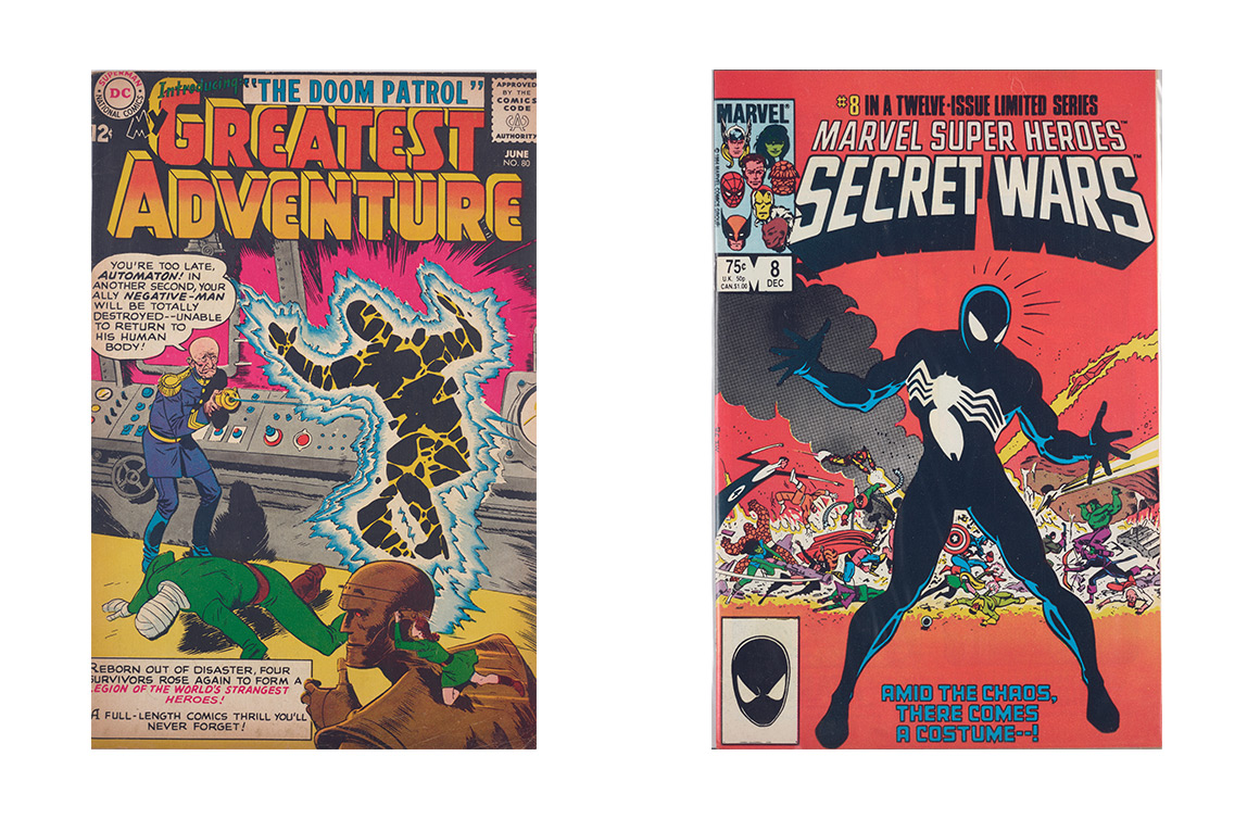 Prebula Comic Collection, Doom Patrol Greatest Adventure, Marvel Super Heroes Secret Wars