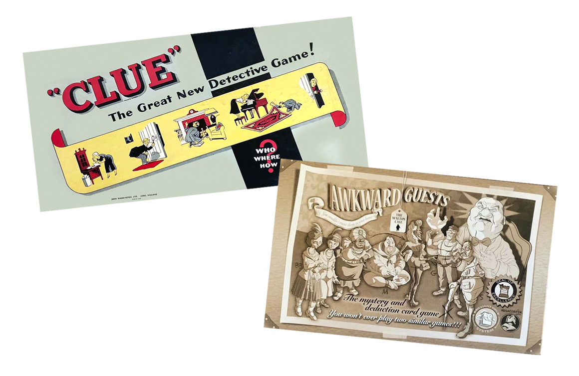 Classic Board Games, Clue, Awkward Guests: The Walton Case