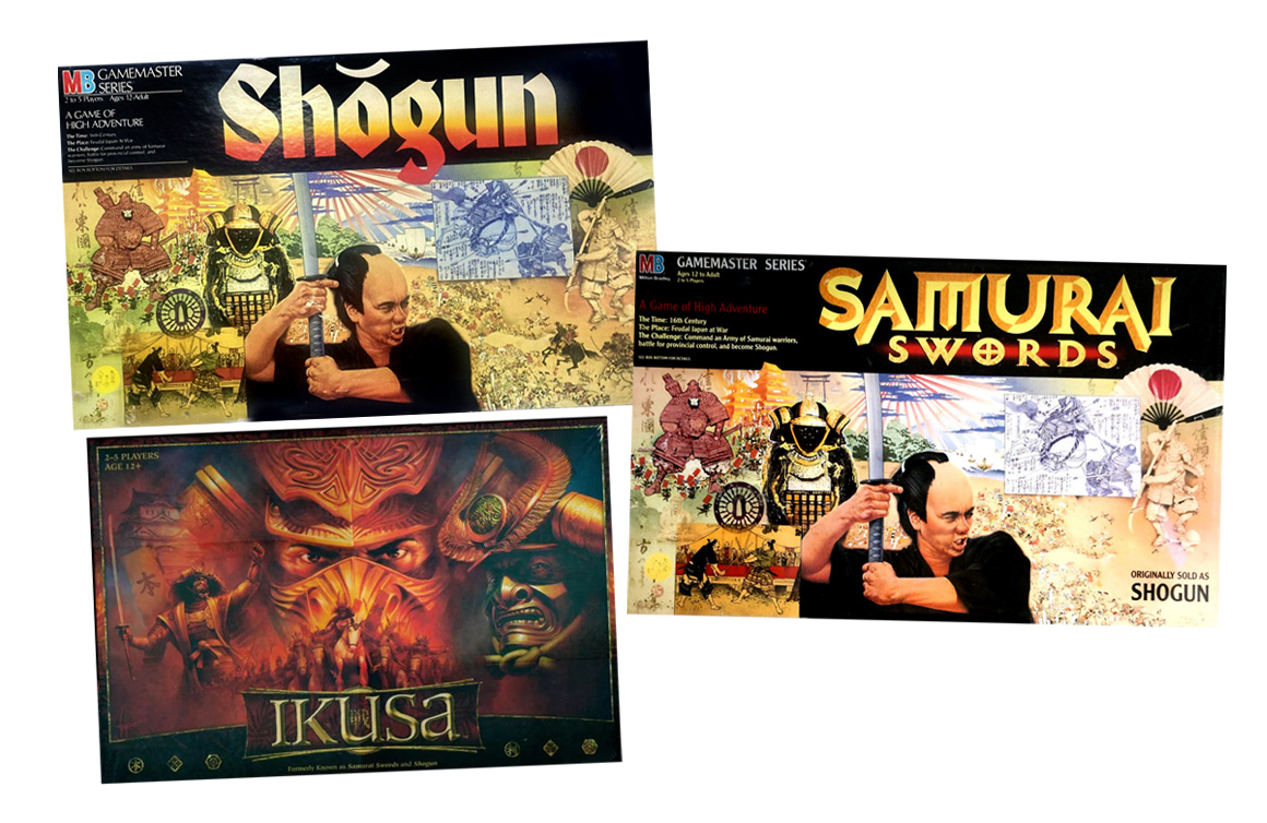 Classic Board Games, Shogun, Samurai Swords, Ikusa