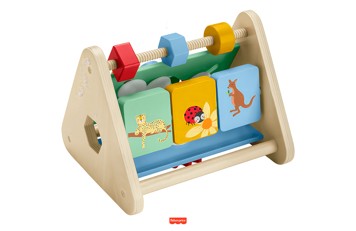 Fisher-Price Wood Activity Triangle
