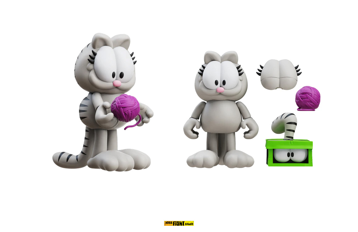 Garfield Figures, Nermal, Boss Fight Studio