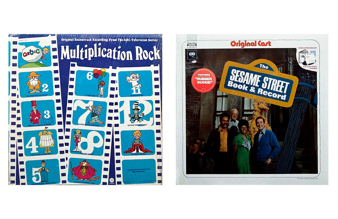 Goldilocks and the Three Bears, Multiplication Rock, The Sesame Street Book and Record