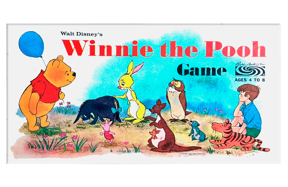 Vintage Winnie the Pooh Board Game, Parker Brothers