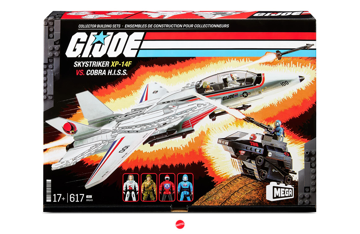 MEGA G.I. JOE Skystriker vs. COBRA H.I.S.S. Building Set, Mattel Creations