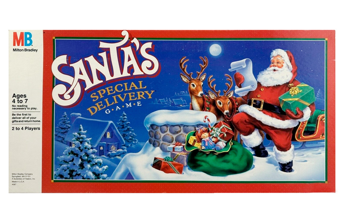 Santa's Special Delivery, Milton Bradley, Vintage Christmas Board Games