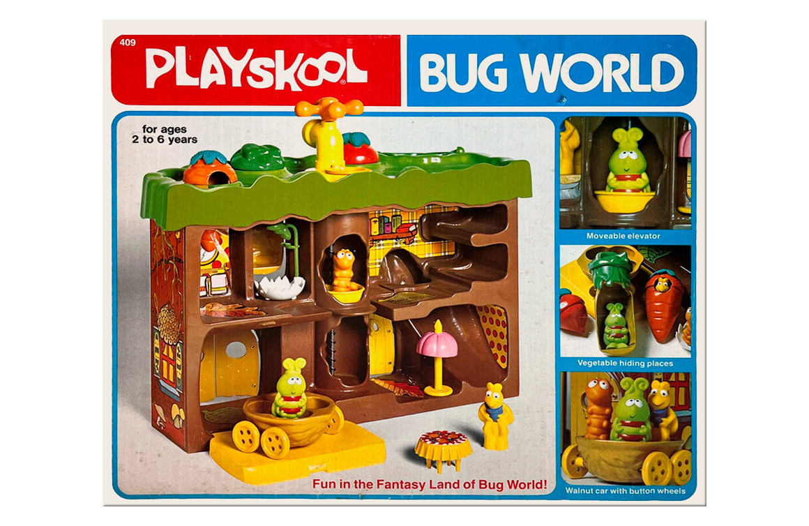 Bug World Playset, Playskool, Vintage Toys