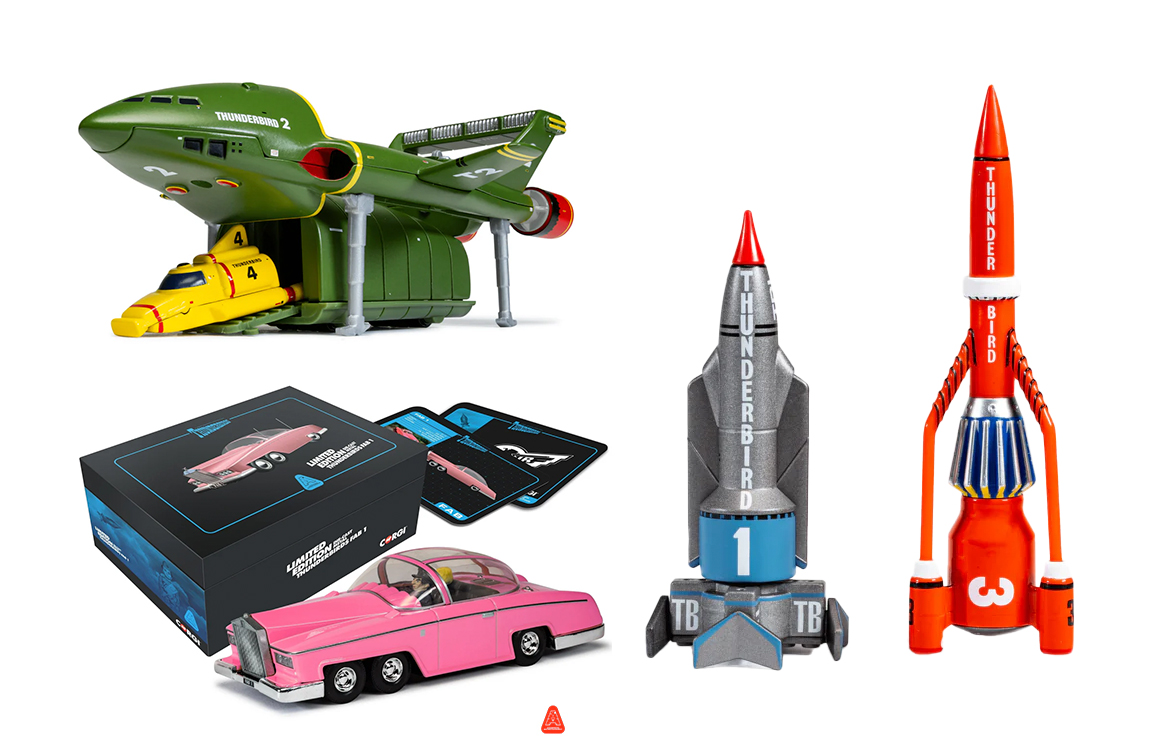 Thunderbirds Diecast from Anderson Entertainment, Corgi