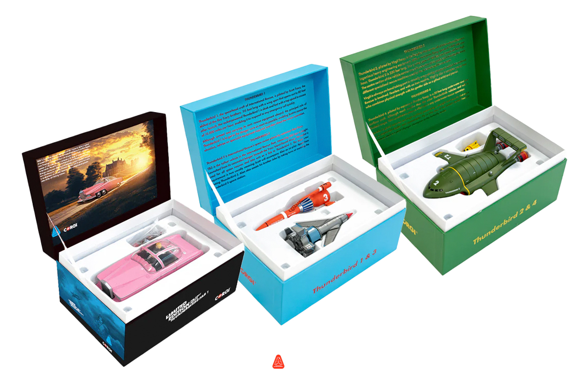 Thunderbirds Diecast from Anderson Entertainment, Corgi