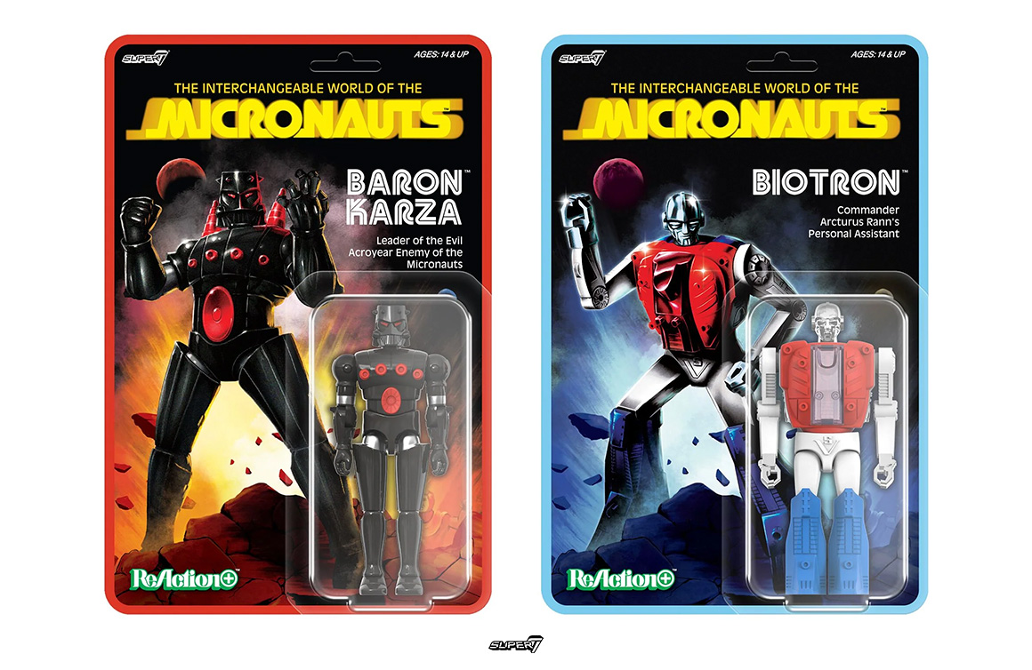 Micronauts ReAction+ Figures, Super7