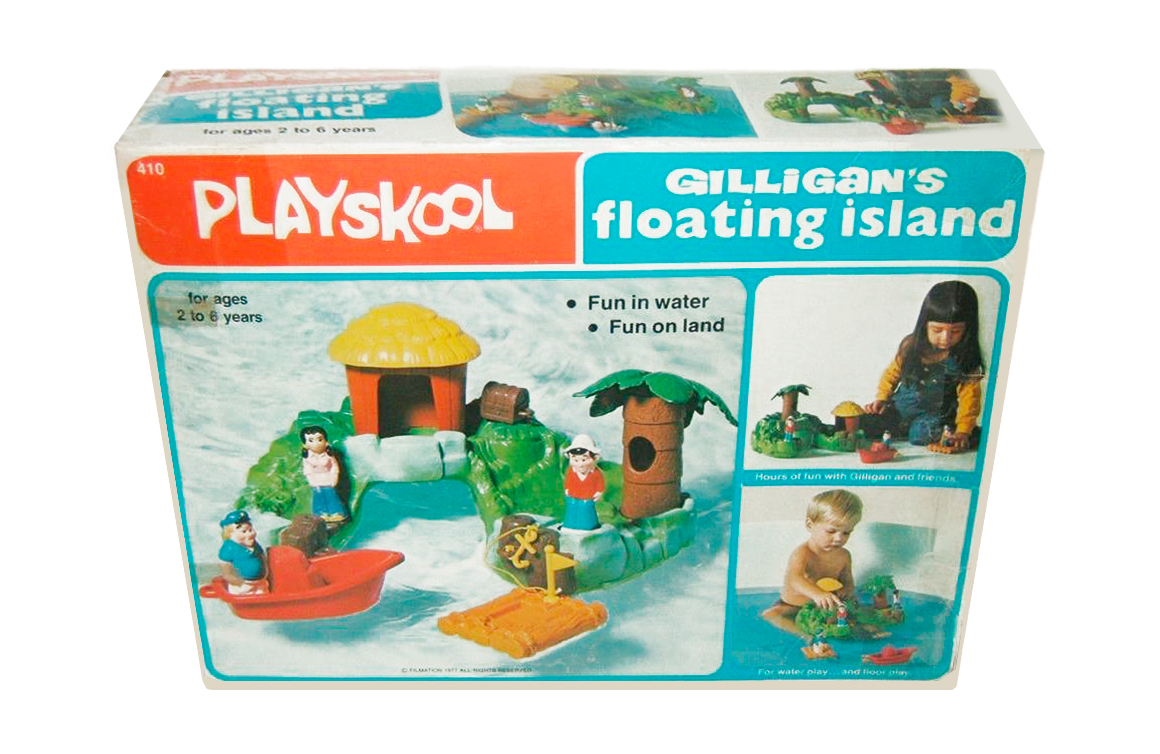 Gilligan's Floating Island , Playskool, Vintage Playset