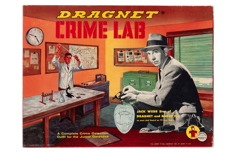 Dragnet – Badge 714 Crime Lab from Transogram (1955) | Toy Tales