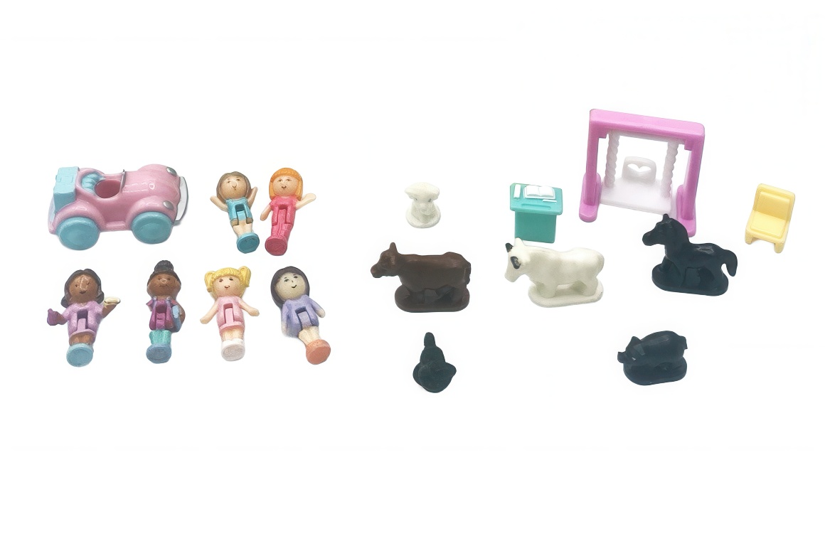 Polly's Dream World, Blue Bell, Vintage Polly Pocket