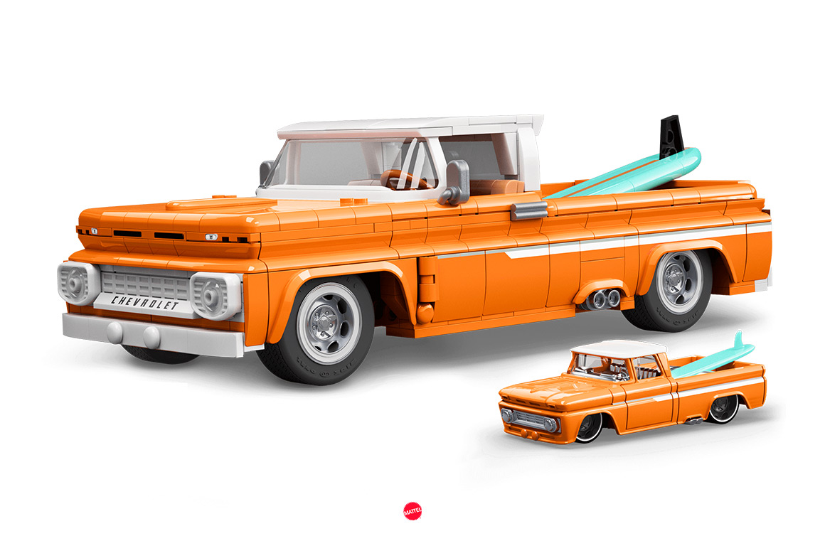 Brick Shop Hot Wheels Sets, Mattel, 1962 Chevy