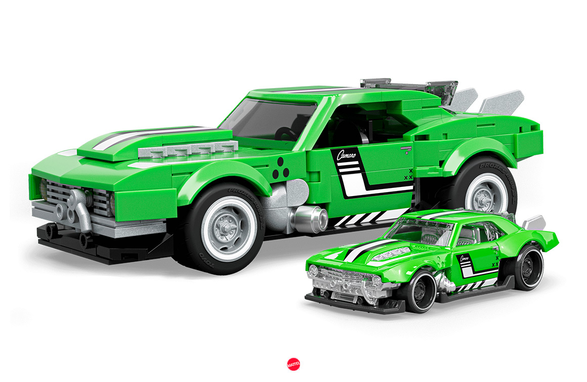 Brick Shop Hot Wheels Sets, Mattel, 1968 Camaro