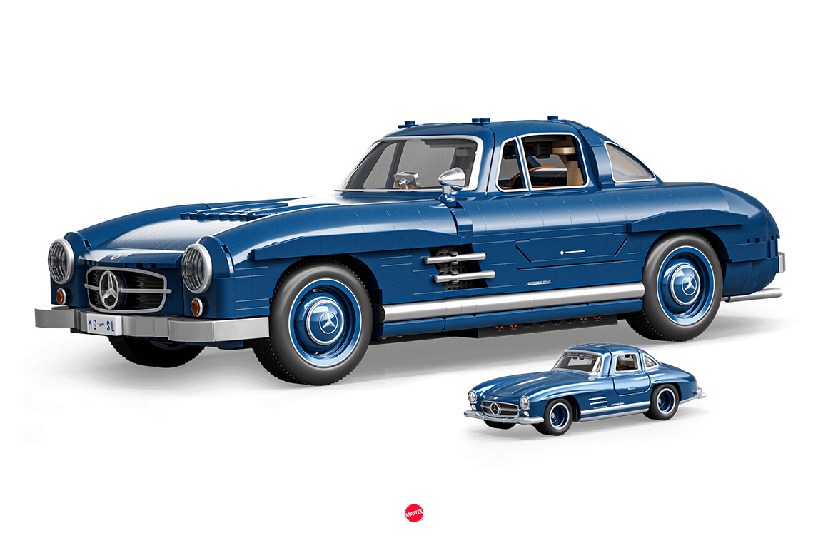 Brick Shop Hot Wheels Sets, Mattel, Mercedes-Benz 300SL