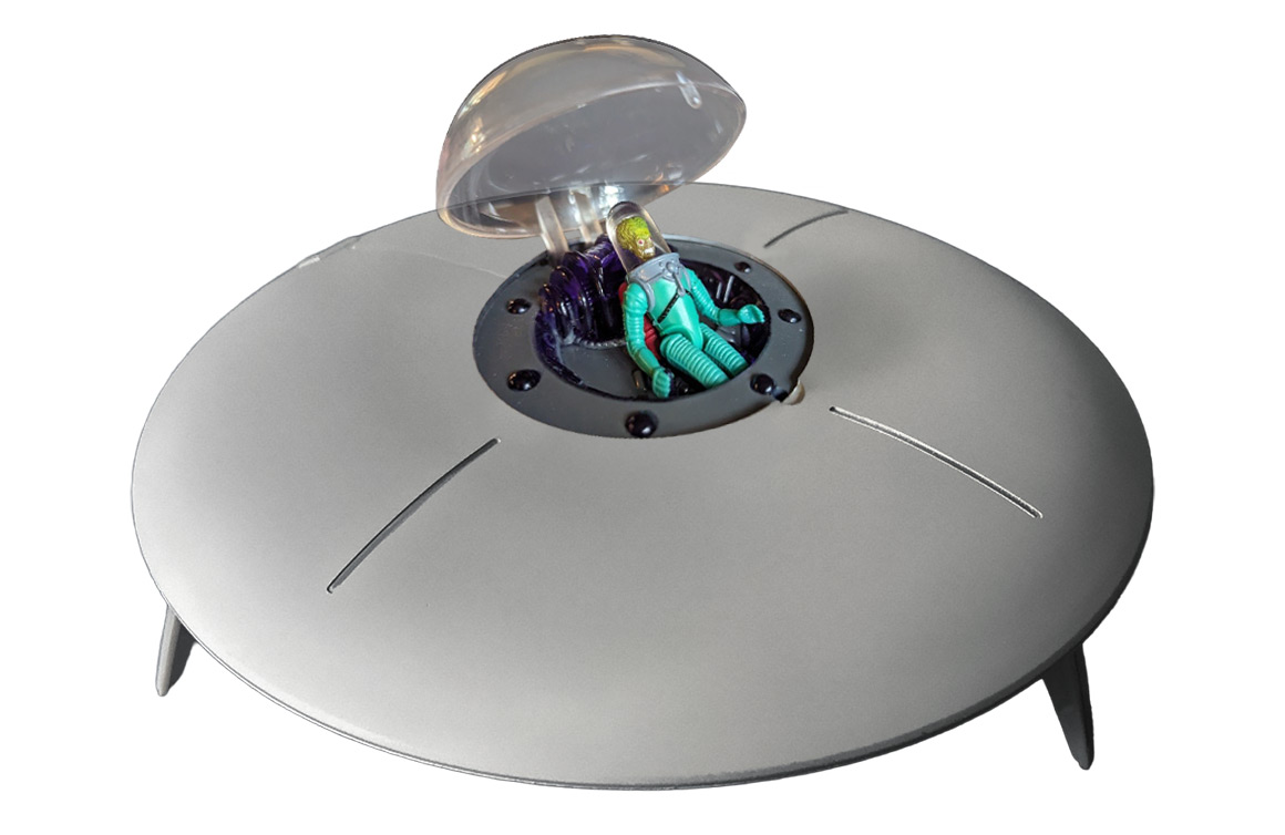 Mars Attacks! Martian Flying Saucer, Trendmasters