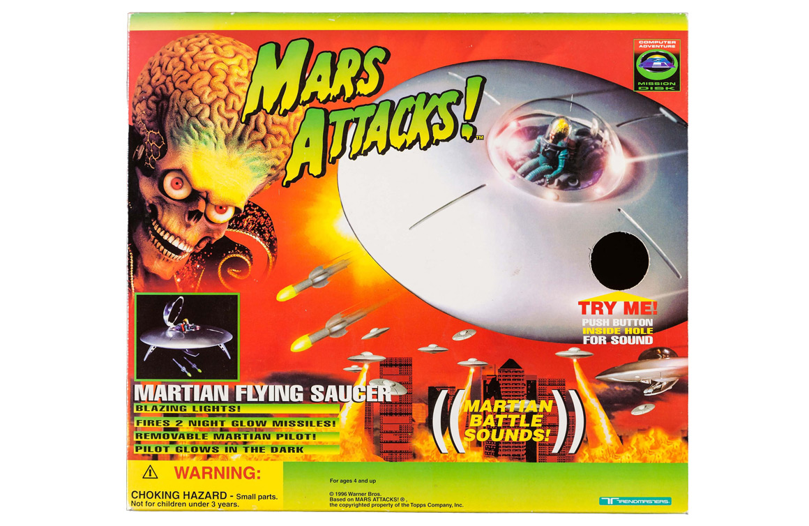 Mars Attacks! Martian Flying Saucer, Trendmasters